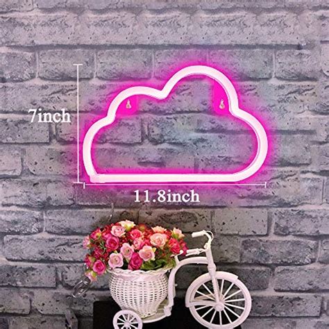 Xiyunte Cloud Neon Signs Neon Lights For Wall Decor Battery Or Usb