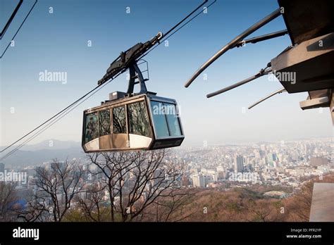 South Korea Seoul Namsan N Seoul Tower Namsan Tower Cable Car