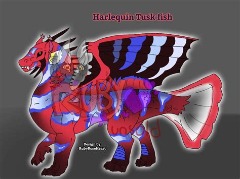 Harlequin Tusk Dragon Bta Cross Posted Closed Dragons Amino