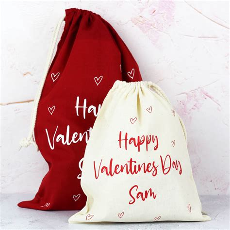 Happy Valentines Day Personalised T Bags By Oat Bespoke