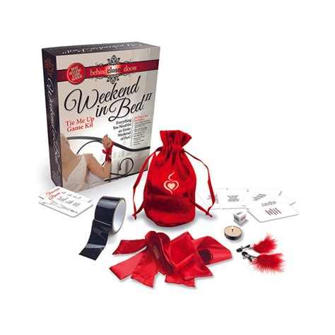 weekend in bed all tied up game kit premium sex toys