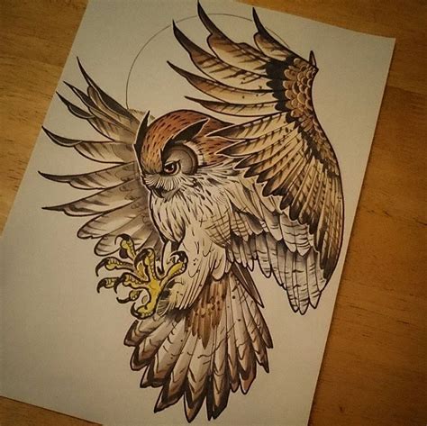 Owl tattoo drawings, Owl tattoo design, Guardian tattoo