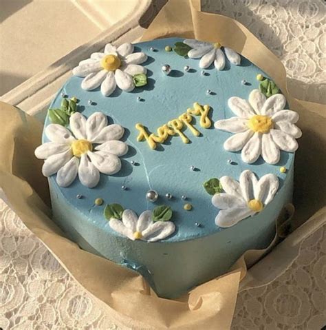 30 Aesthetic Cakes Valemoods Blue Birthday Cakes Blue Birthday