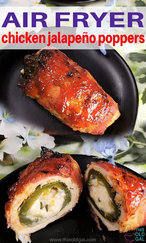 bacon wrapped chicken fryer air poppers jalapeno jalapeno