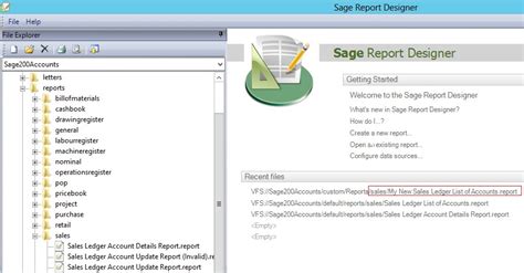 Datalinx inventory and warehouse manager demonstrates how you can utilise the barcodes on your products to quickly and efficiently count stock in your warehouse and automatically transfer the results straight into your sage 200 system. Ask Sage - Sage 200 Report Designer - How to add a report ...