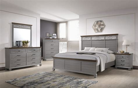 Montauk king size solid wood bed home decor bedroom furniture. Bellebrooke Panel Bedroom Set (Grey) Lane Furniture ...