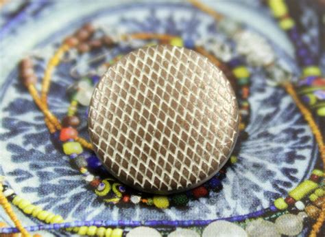 Metal Buttons Beautiful Mesh Surface Metal Buttons Copper Etsy
