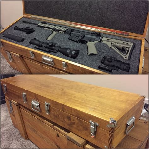 Hand Made Wood Gun Case By Gladman Designs Inc