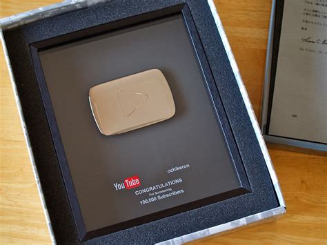 These awards are also called creator awards, and sometimes youtube plaques. YouTube Silver Play Button Plaque | Create Eat Happy ...