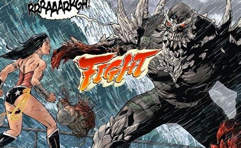 wonder woman vs doomsday in ‘batman v superman dawn of justice heroic hollywood