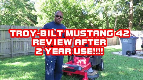 Troy Bilt Mustang 42 Inch Zero Turn Mower Review After 2 Years Use