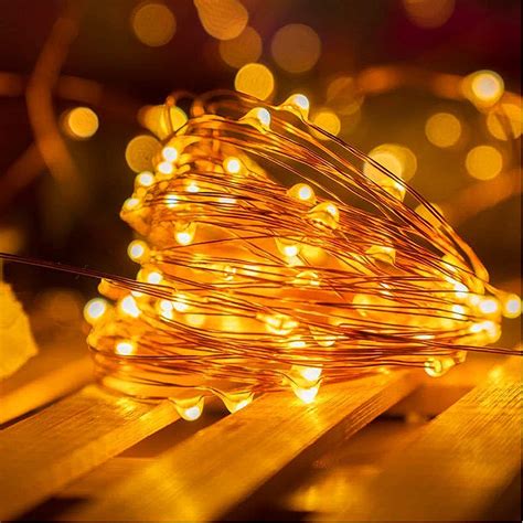 Fairy Lights Led String Lights Jsdoin10m 100 Led Copper Wire String