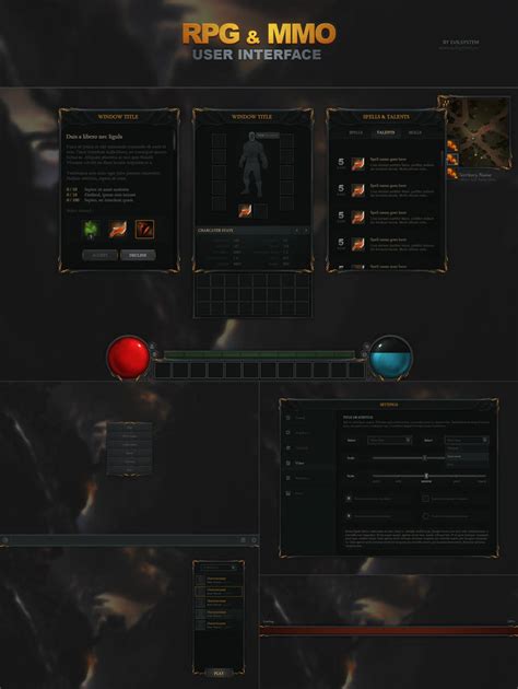 Rpg And Mmo Ui By Evil S On Deviantart