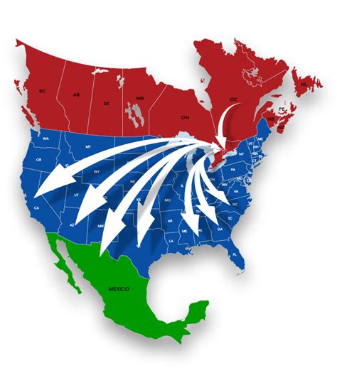 Lbumes Imagen De Fondo Mapa De Mexico A Canada Actualizar
