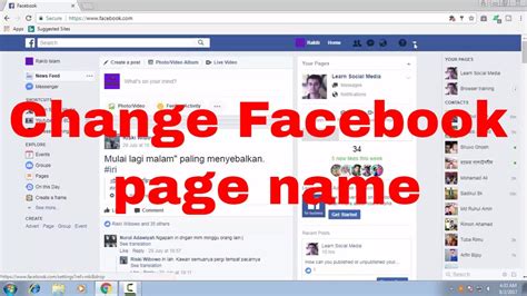 Maybe you would like to learn more about one of these? How to "edit/change" Facebook page name by Facebook naming ...