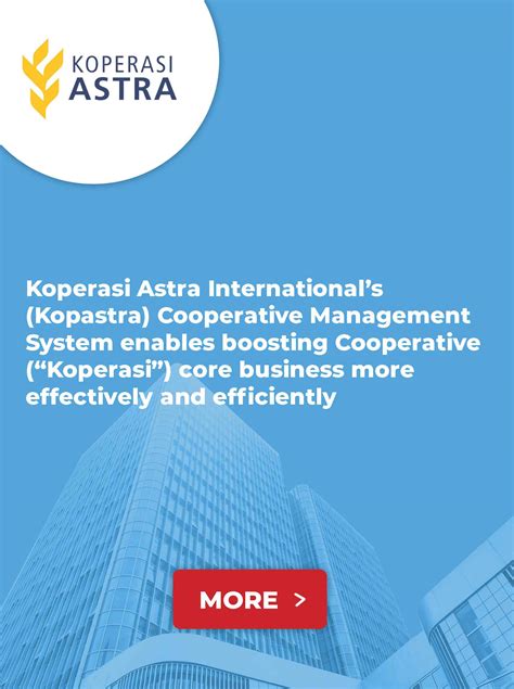 Koperasi Astra Internationals Kopastra Cooperative Management System