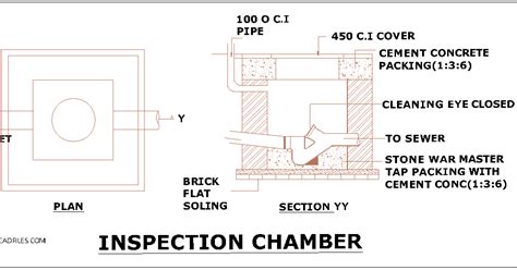 Inspection Chamber Plumbing Dwg