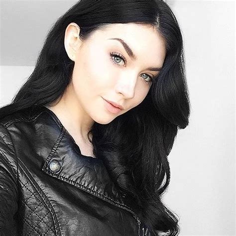 Jet Black Hair With Pale Skin