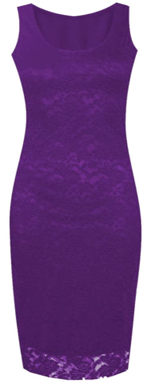 New Womens Plus Size Bodycon Lace Midi Dress Floral Lace Party Dress 4