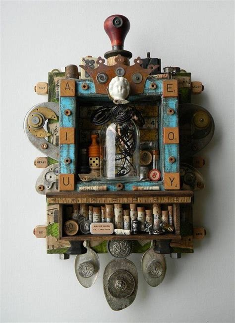 Pin On Assemblage Art