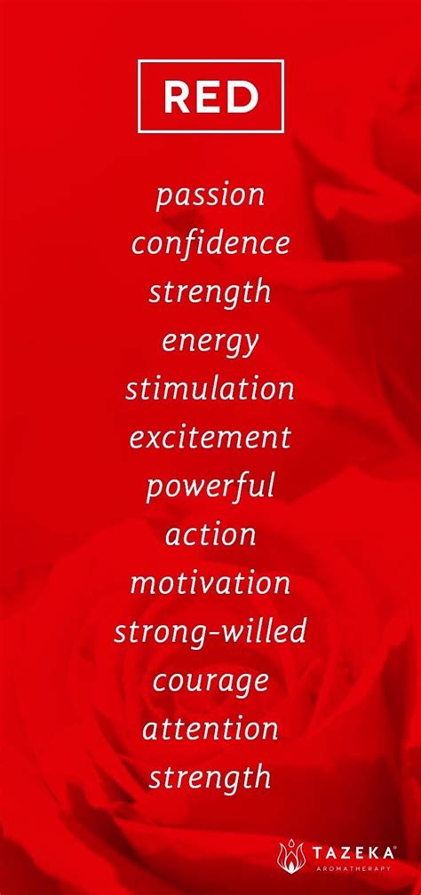 Pin By Cathy Capron On Spiritual Red Color Psychology Color Meanings