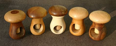 Woodturning Mushroom Nutcrackers Easy Woodworking Ideas Small