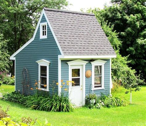 42 Beautiful Tiny House Shed Design Ideas Hoomdesign In 2020 Shed