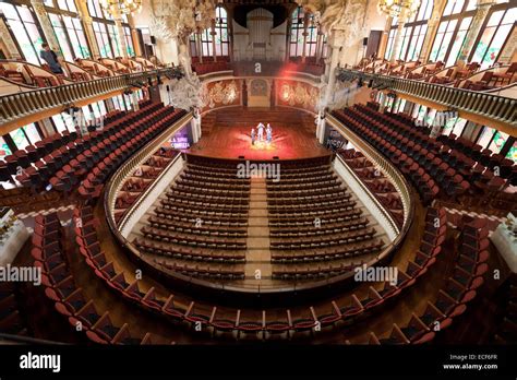 Palau De La Musica Catalana Palace Of Catalan Music Interior