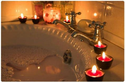 relaxing candle light bath bath candles candles
