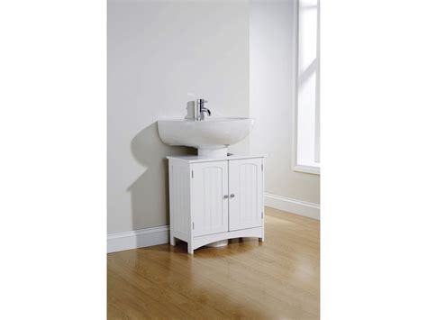 You can choose from brown, grey, or white to suit your taste. Colonial Modern 2 Door White Bathroom Under Sink Cabinet ...