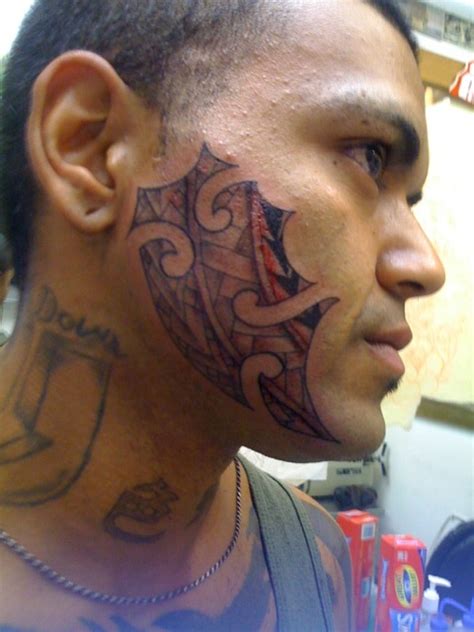 Polynesian Face Tattoos 434 Tattoo