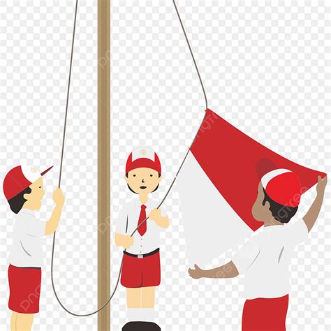 Gambar Pengibar Bendera Upacara Kemerdekaan Indonesia Tangguh Indonesia Indonesia Tumbuh