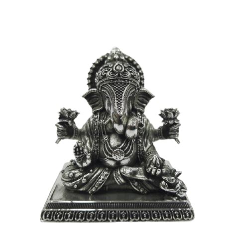 925 Oxidised Silver Ganesh Idols Silver Palace
