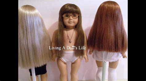 Restore Maintain American Girl Doll Hair Youtube