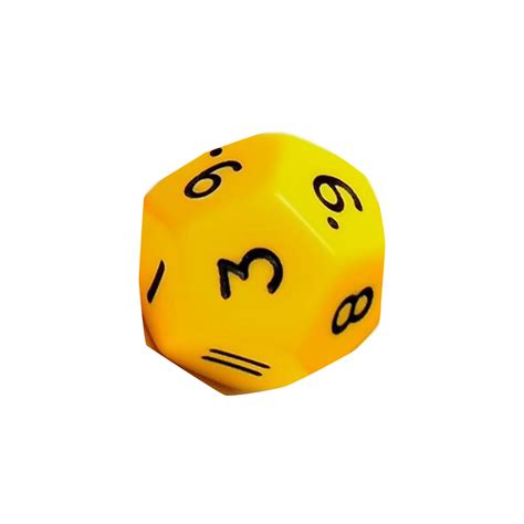 Jumbo 12 Sided Dice Assorted Colors