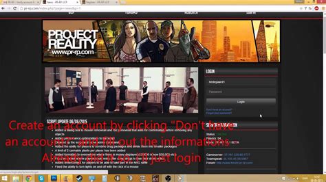 Project Reality Roleplay Tutorial Registration Part Youtube