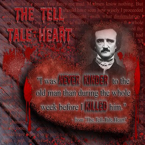The tell tale heart is a short story by american writer edgar allan poe first published in 1843. https://www.youtube.com/watch?v=wDLLHTdVSgU #poe | Image quotes, The tell tale heart, Detective ...