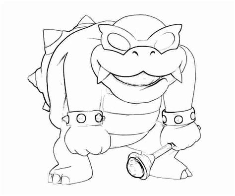 Morton Koopa Coloring Page Coloring Pages