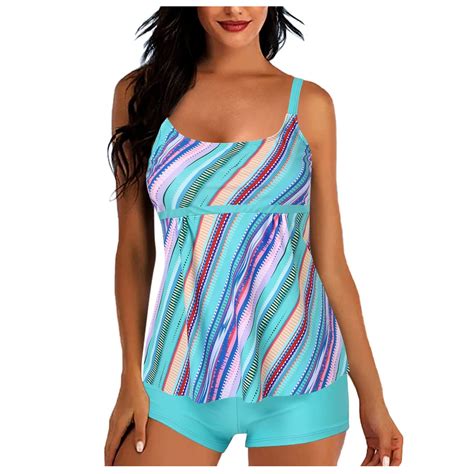 Wycnly Tankini Swimsuits For Women Plus Size Piece Modest Bathing