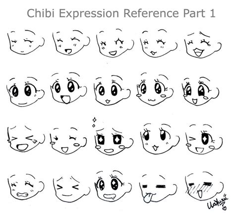 Manga Chibi Expression Happy Faces 3 Enjoy Howtodraw Happy Face
