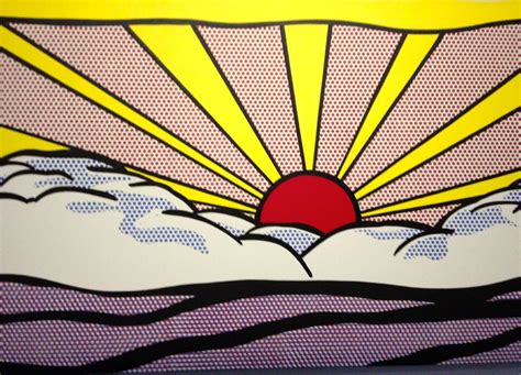 Roy Lichtenstein Sunrise 1965 Roy Lichtenstein Andy Warhol Pop