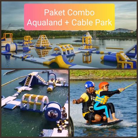 Jual Tiket Aqualand Bali Wake Park Paket Satuan And Combo Shopee