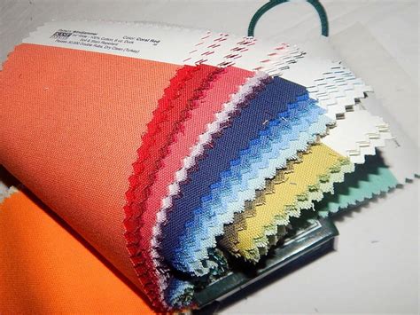 Fabric Swatch Book Solid Colors Samples Sewing Swatches Crafts Variety