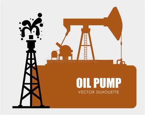 Oil Pump Design Stock Vector Illustration Of Exploration 58663660