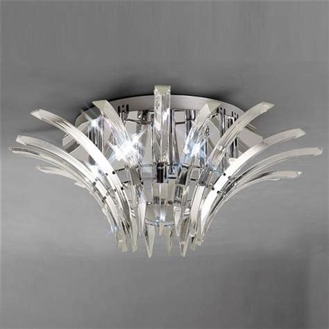 Large pendant lights, groups of hanging ceiling lights, and two or three light pendants operate similarly to traditional chandeliers, becoming a room's main focal point. Sinclair Crystal Ceiling Light Il50442 | The Lighting ...