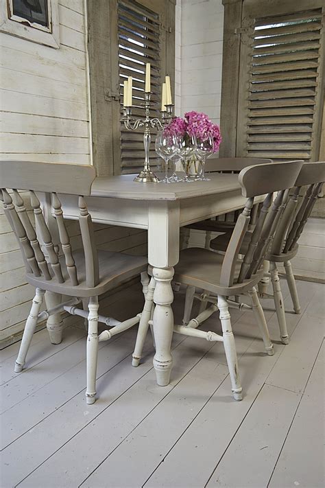 Grey Painted Dining Room Table Perfect Photo Source