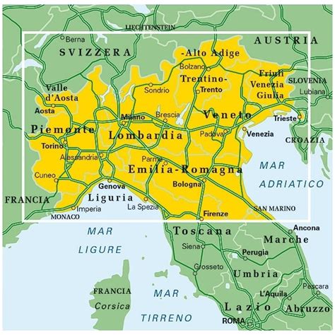 Map Of Northern Italy With Cities And Towns Get Latest Map Update