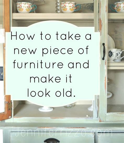 If you don't like the look of your cabinet interior, you're ready for a change or a little cleaning and elbow grease isn't getting you where you want to be, there are a. How to make a new piece of furniture look old with paint ...