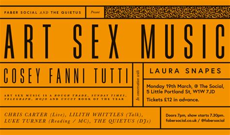 The Quietus News Cosey Fanni Tuttis Art Sex Music Launch