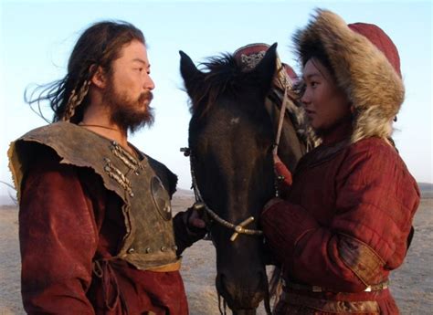 Tadanobu Asano E Khulan Chuluun In Una Scena Del Film Mongol 56569